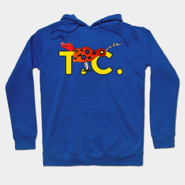 T.C. The T-Rex from Beautiful Weirdos Hoodie by Elvira Khan